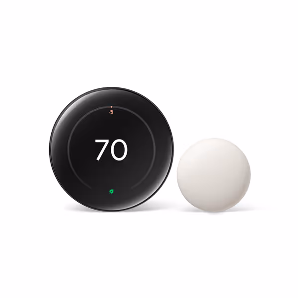 Google Nest Learning Thermostat (4th gen) + Sensor